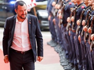Salvini a su llegada a la reunión de la Unión Europea (UE) sobre seguridad y migración Salvini a su llegada a la reunión de la Unión Europea (UE) sobre seguridad y migración