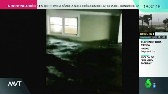 Los efectos del hurac&aacute;n Florence