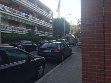 Imagen del lugar del accidente laboral en Ciudad Lineal, Madrid Imagen del lugar del accidente laboral en Ciudad Lineal, Madrid
