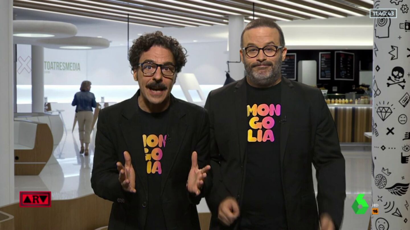 Edu Gal&aacute;n y Dar&iacute;o Adanti, de la Revista Mongolia