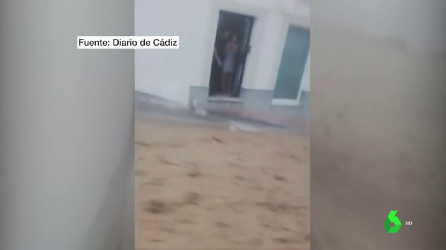 Imagen de las inundaciones en C&aacute;diz