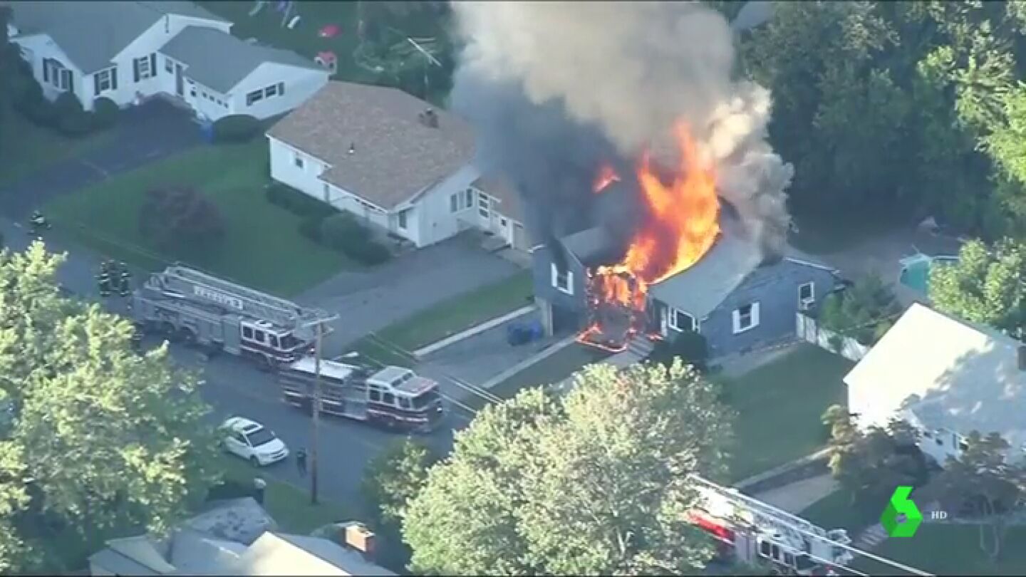 Imagen de la explosi&oacute;n en Boston