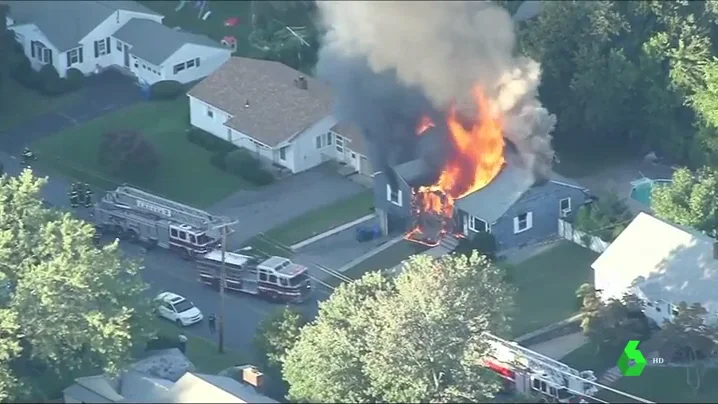 Imagen de la explosión en Boston