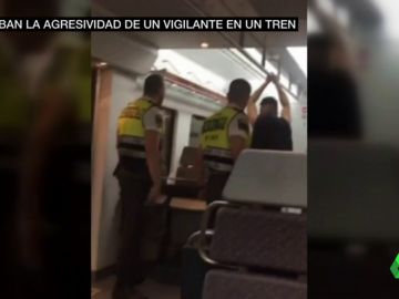 Agresivos vigilantes de seguridad del Cercanías Agresivos vigilantes de seguridad del Cercanías