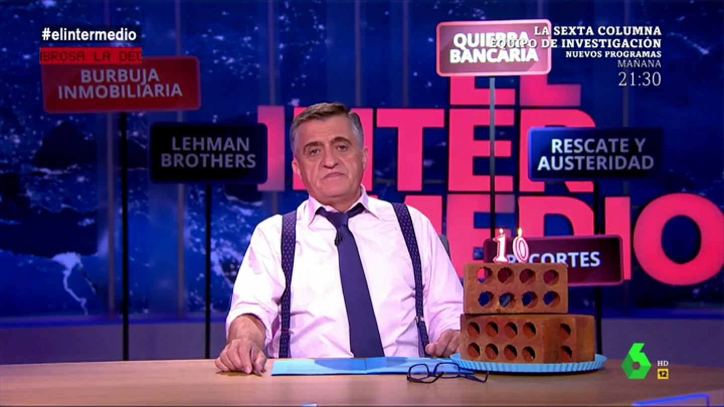 El Intermedio repasa los diez años de crisis El Intermedio repasa los diez años de crisis