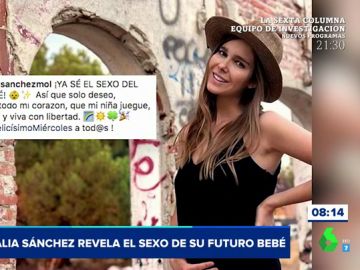 Natalia Sánchez anuncia el sexo de su bebé Natalia Sánchez anuncia el sexo de su bebé
