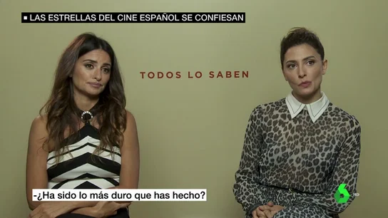 Penélope Cruz y Bárbara Lennie Penélope Cruz y Bárbara Lennie