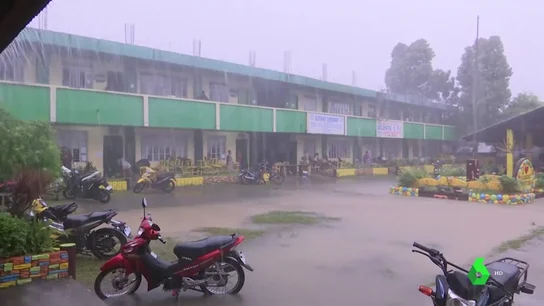 Imagen de las lluvias en Filipinas Imagen de las lluvias en Filipinas