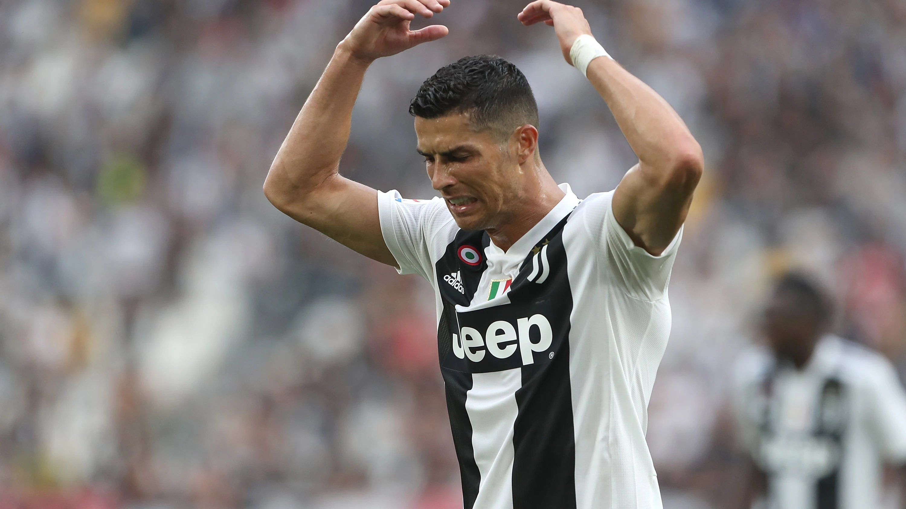 Cristiano Ronaldo, durante un partido con la Juventus