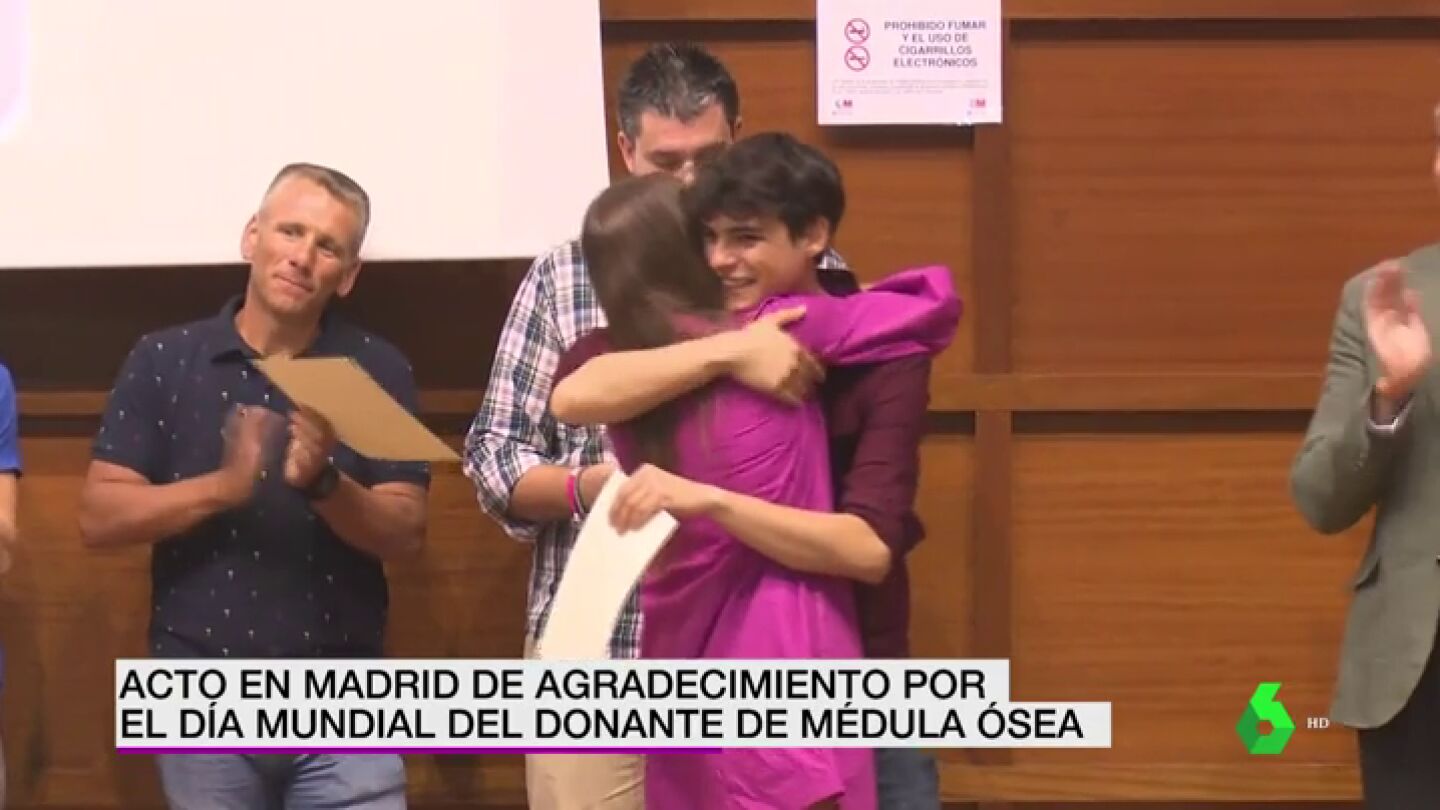 Acto en Madrid de agradecimiento por el d&iacute;a mundial del Donante de M&eacute;dula &Oacute;sea
