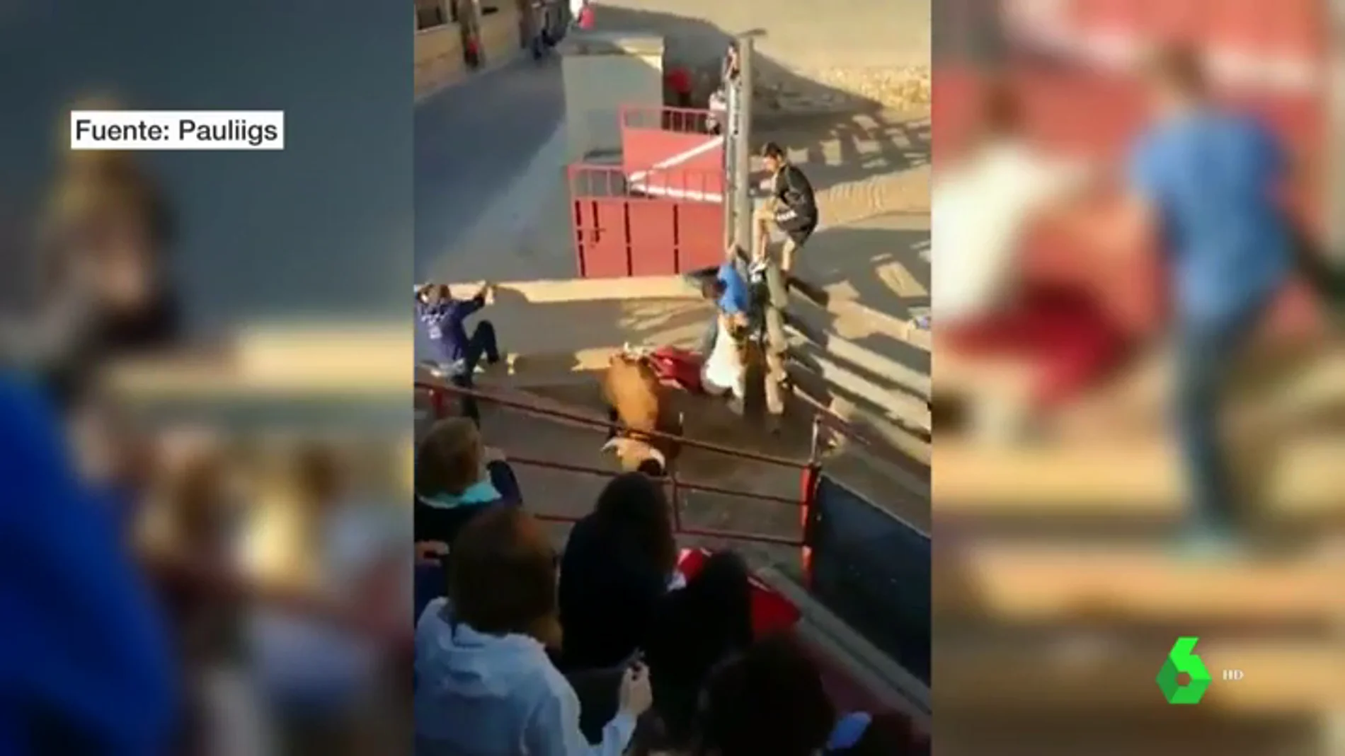 BORRADOR Dos mujeres heridas al ser arrolladas por un toro que se ha salido del encierro en Cuenca