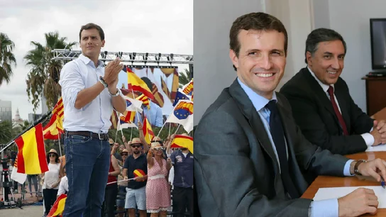 Pablo Casado y Albert Rivera Pablo Casado y Albert Rivera