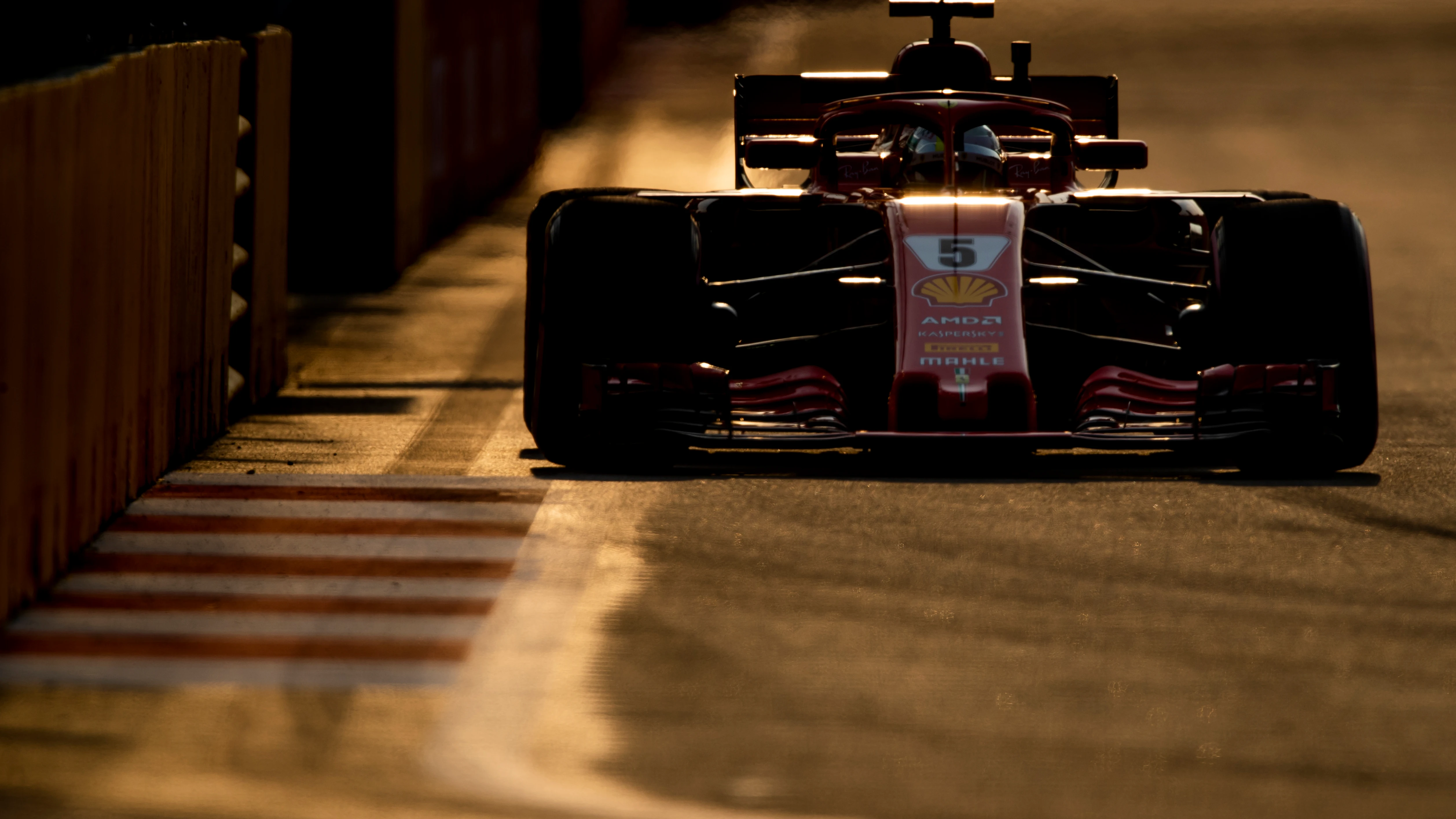 Sebastian Vettel, durante los Libres del GP de Singapur