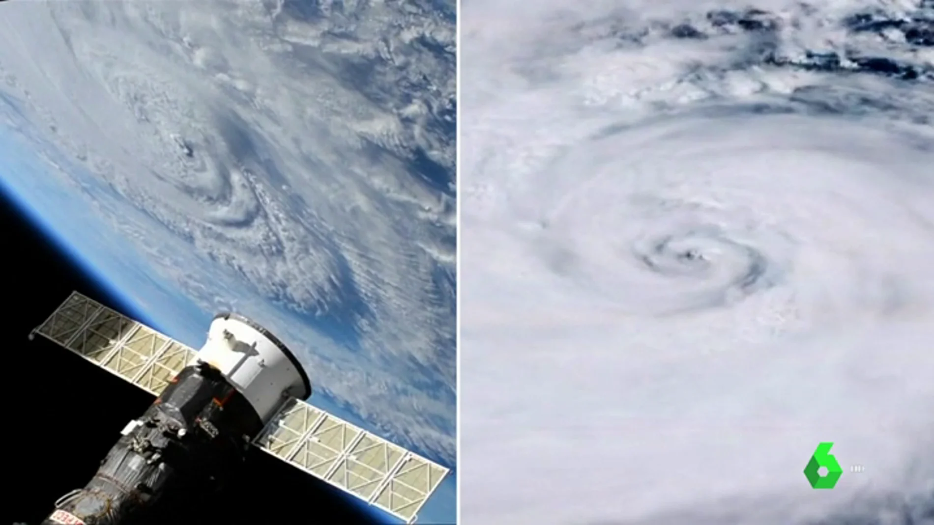 Así se ven desde el espacio el huracán Florence y el tifón Mangkhut