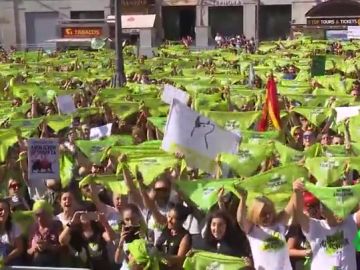 Concentración de PACMA en Madrid contra el maltrato animal Concentración de PACMA en Madrid contra el maltrato animal