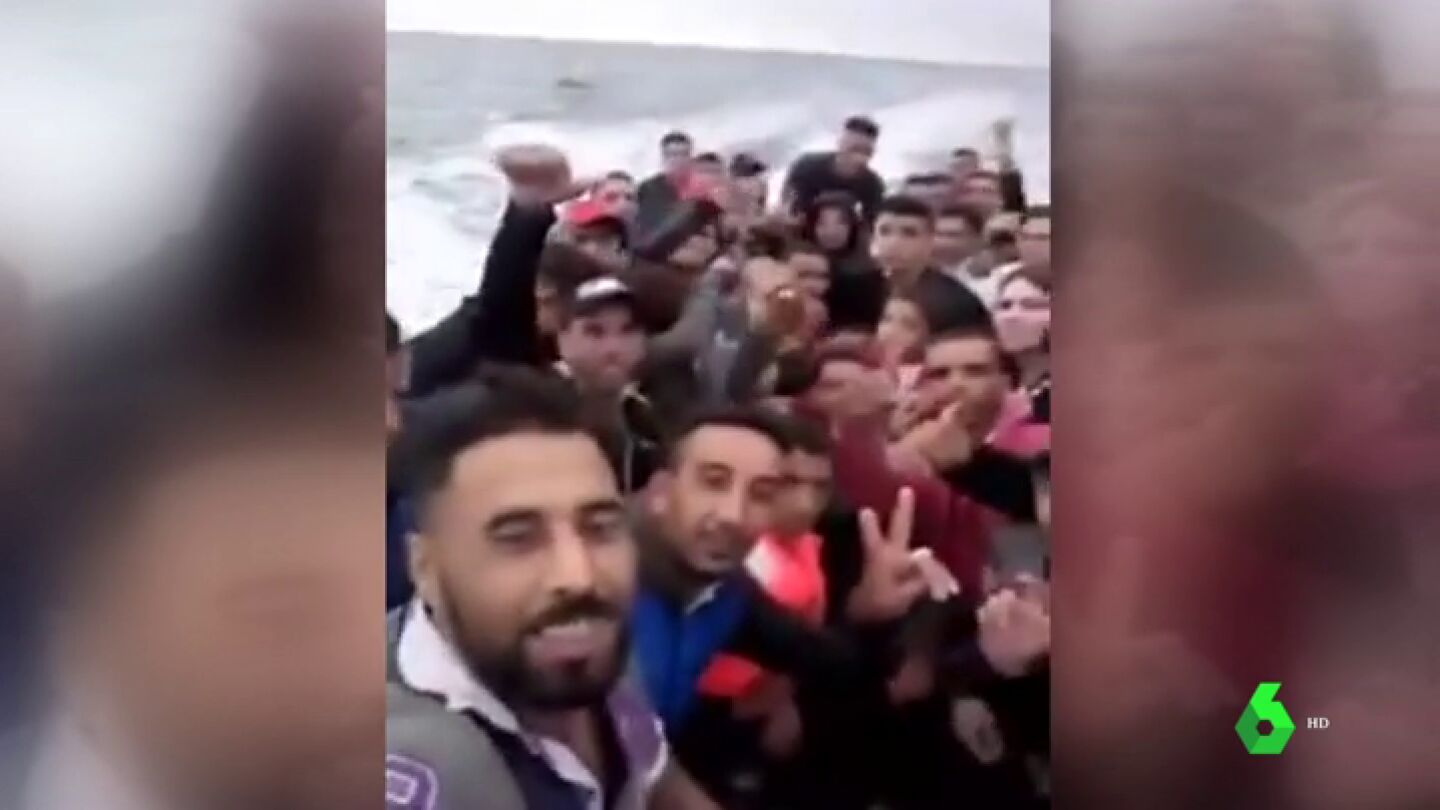 Migrantes a su llegada a Espa&ntilde;a