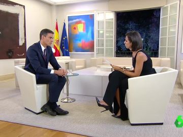 Pedro Sánchez con Ana Pastor en El Objetivo Pedro Sánchez con Ana Pastor en El Objetivo