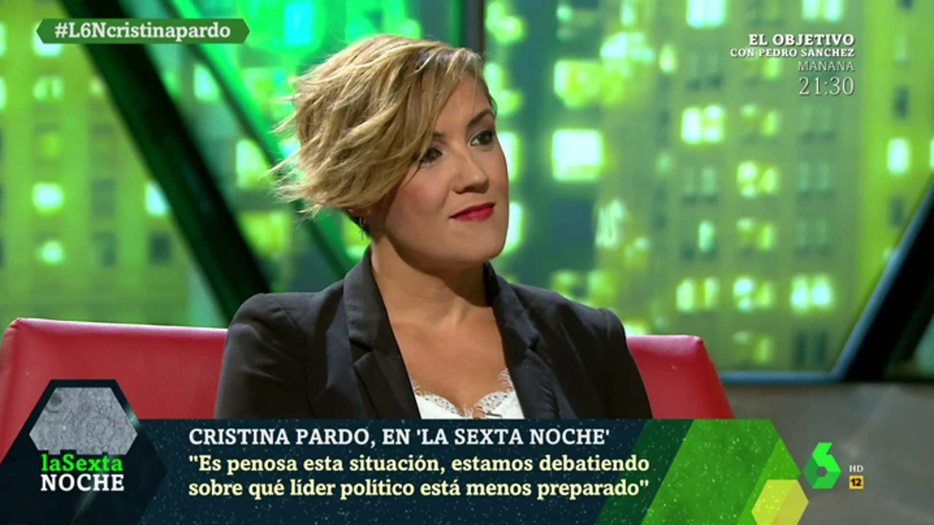 Cristina Pardo en laSexta Noche