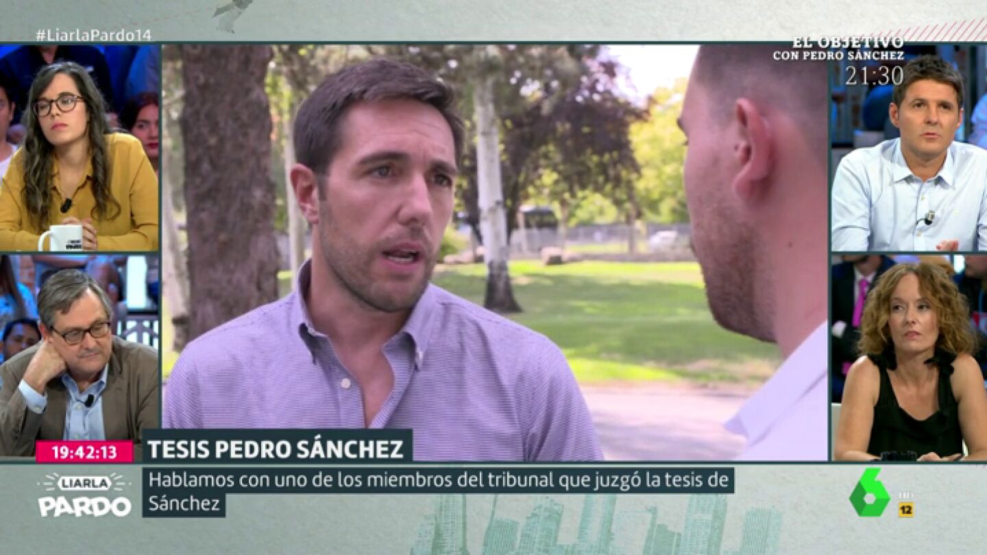 Ricardo Rejas, miembro del tribunal que juzg&oacute; la tesis de S&aacute;nchez