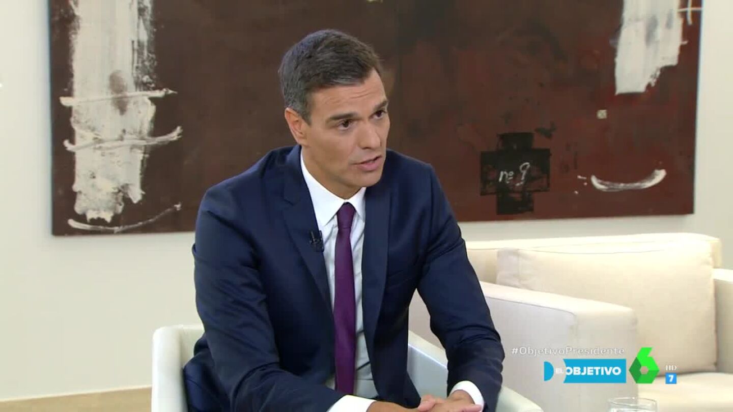 Pedro S&aacute;nchez en El Objetivo