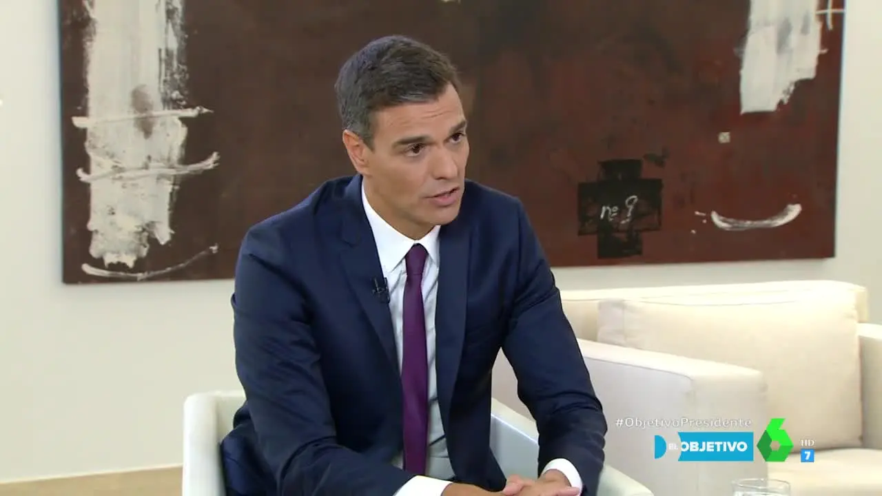 Pedro Sánchez en El Objetivo