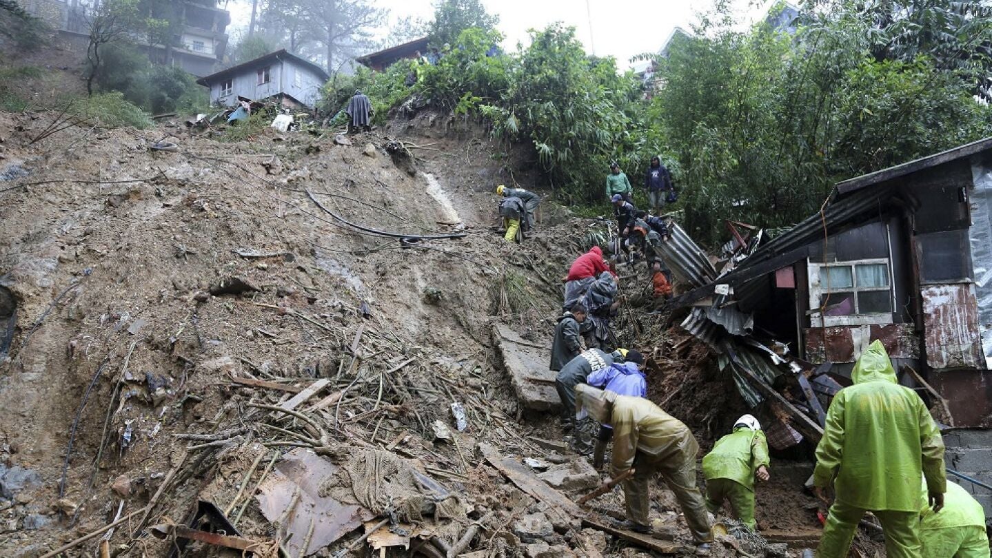 Imagen de las consecuencias del tif&oacute;n Mangkhut en Filipinas