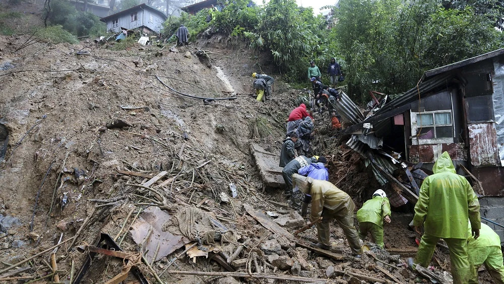 Imagen de las consecuencias del tifón Mangkhut en Filipinas