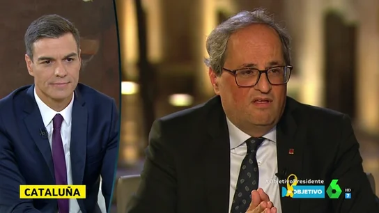 Pedro Sánchez y Quim Torra Pedro Sánchez y Quim Torra