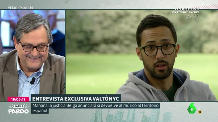 La opinión de Valtonyc sobre su condena: "Me condenaron por mi ideología. El franquismo habita en la Justicia"