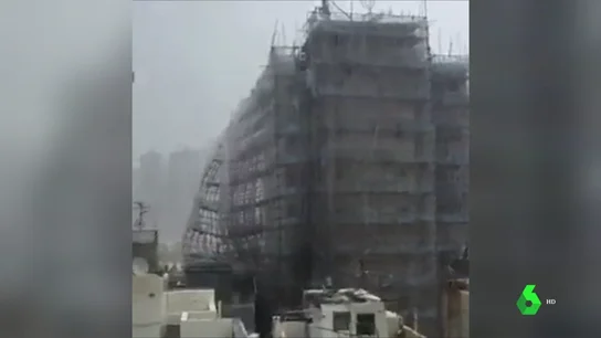 BORRADOR El tifón Mangkhut arrasa con todo a su paso por la costa de China BORRADOR El tifón Mangkhut arrasa con todo a su paso por la costa de China