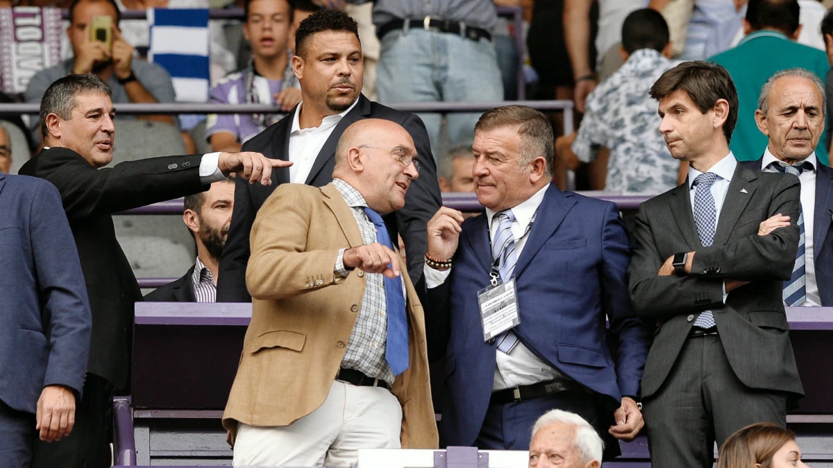 Ronaldo, en el palco del José Zorrilla