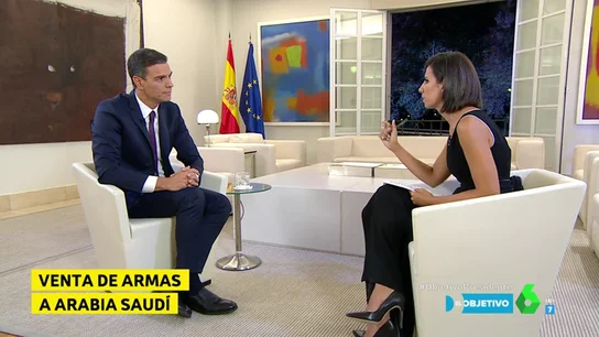 Pedro Sánchez y Ana Pastor en El Objetivo Pedro Sánchez y Ana Pastor en El Objetivo