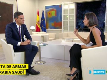 Pedro Sánchez y Ana Pastor en El Objetivo Pedro Sánchez y Ana Pastor en El Objetivo