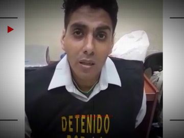Félix Steven Manrique tras su detención Félix Steven Manrique tras su detención