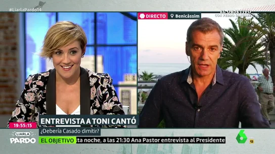Cristina Pardo y Toni Cantó Cristina Pardo y Toni Cantó