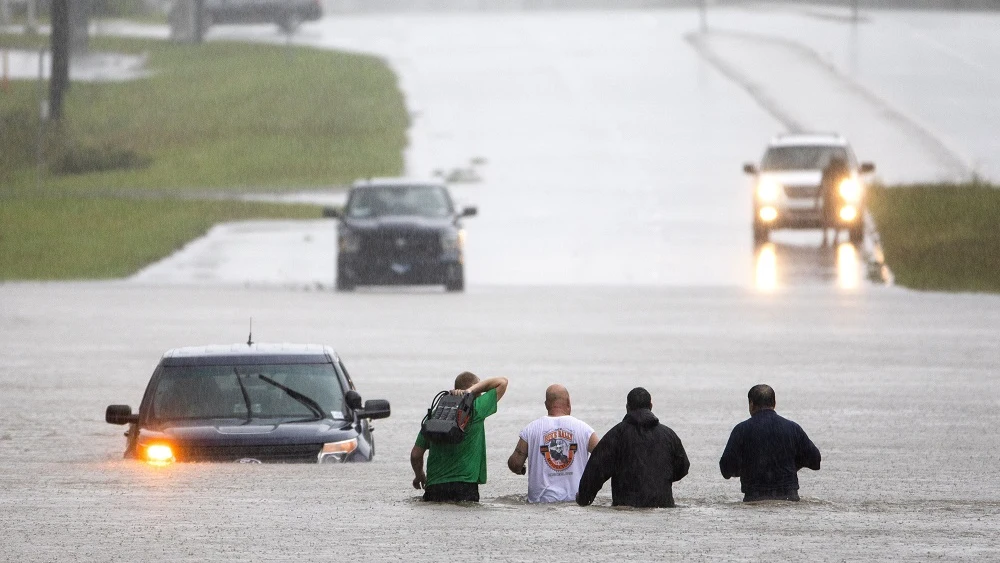 Imagen de las inundaciones consecuencia del huracán Florence en EEUU