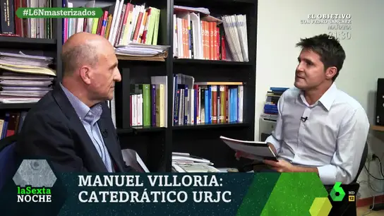 Manuel Villoria, catedrático de la URJC Manuel Villoria, catedrático de la URJC