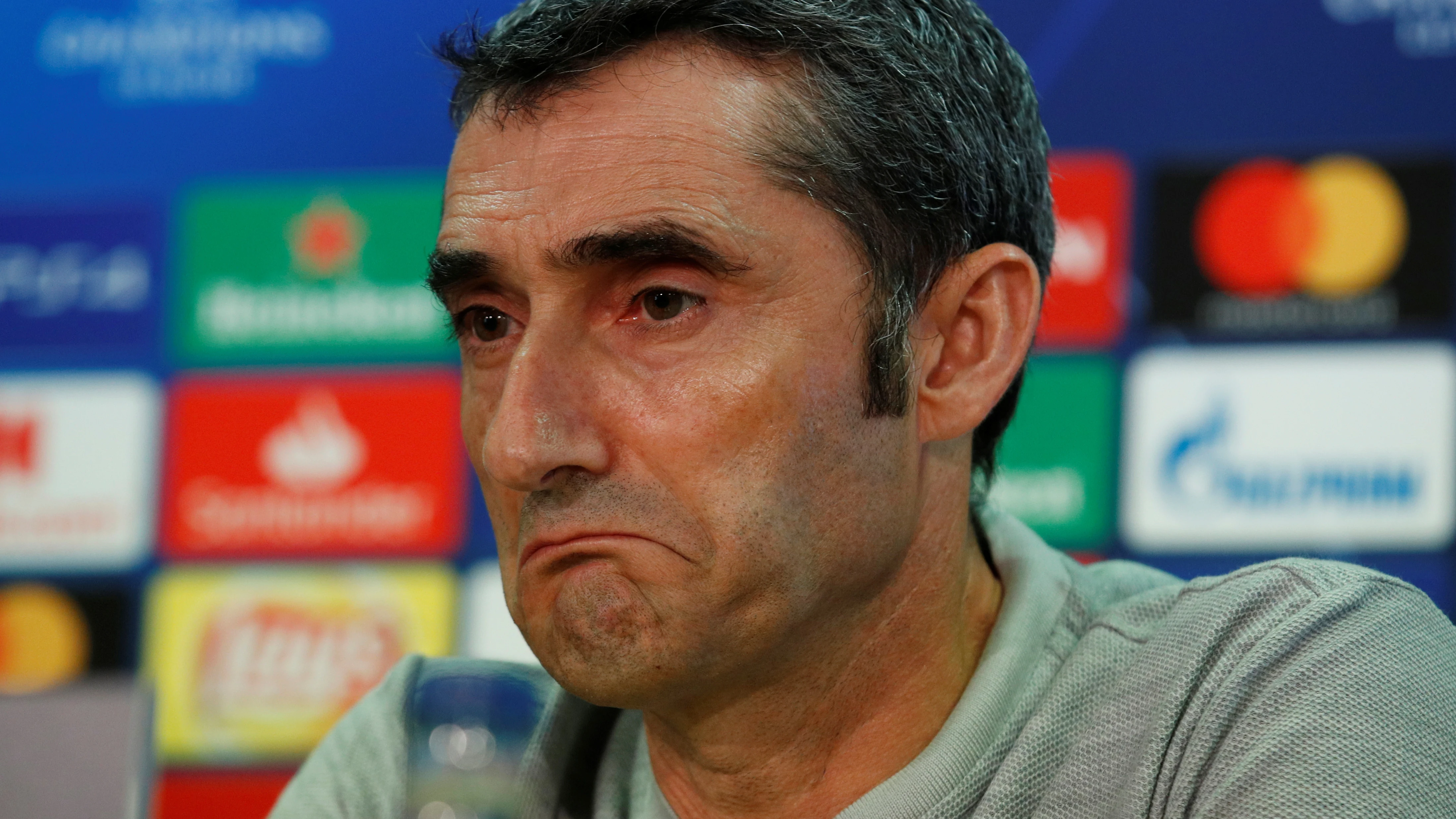 Ernesto Valverde, en rueda de prensa