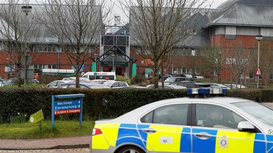 Hospital de Salisbury donde fueron atendidos Hospital de Salisbury donde fueron atendidos