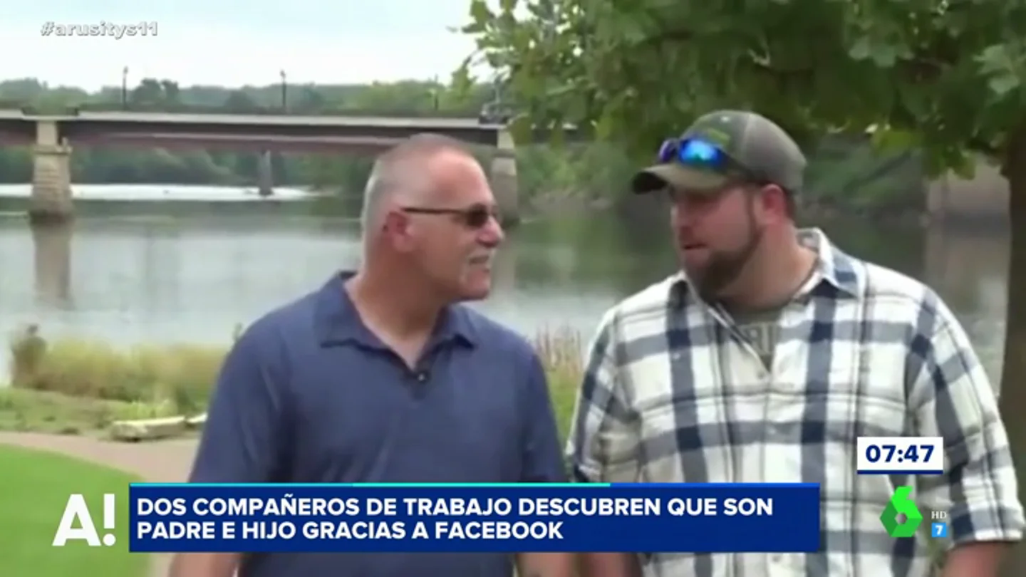Descubren que son padre e hijo gracias a Facebook Descubren que son padre e hijo gracias a Facebook