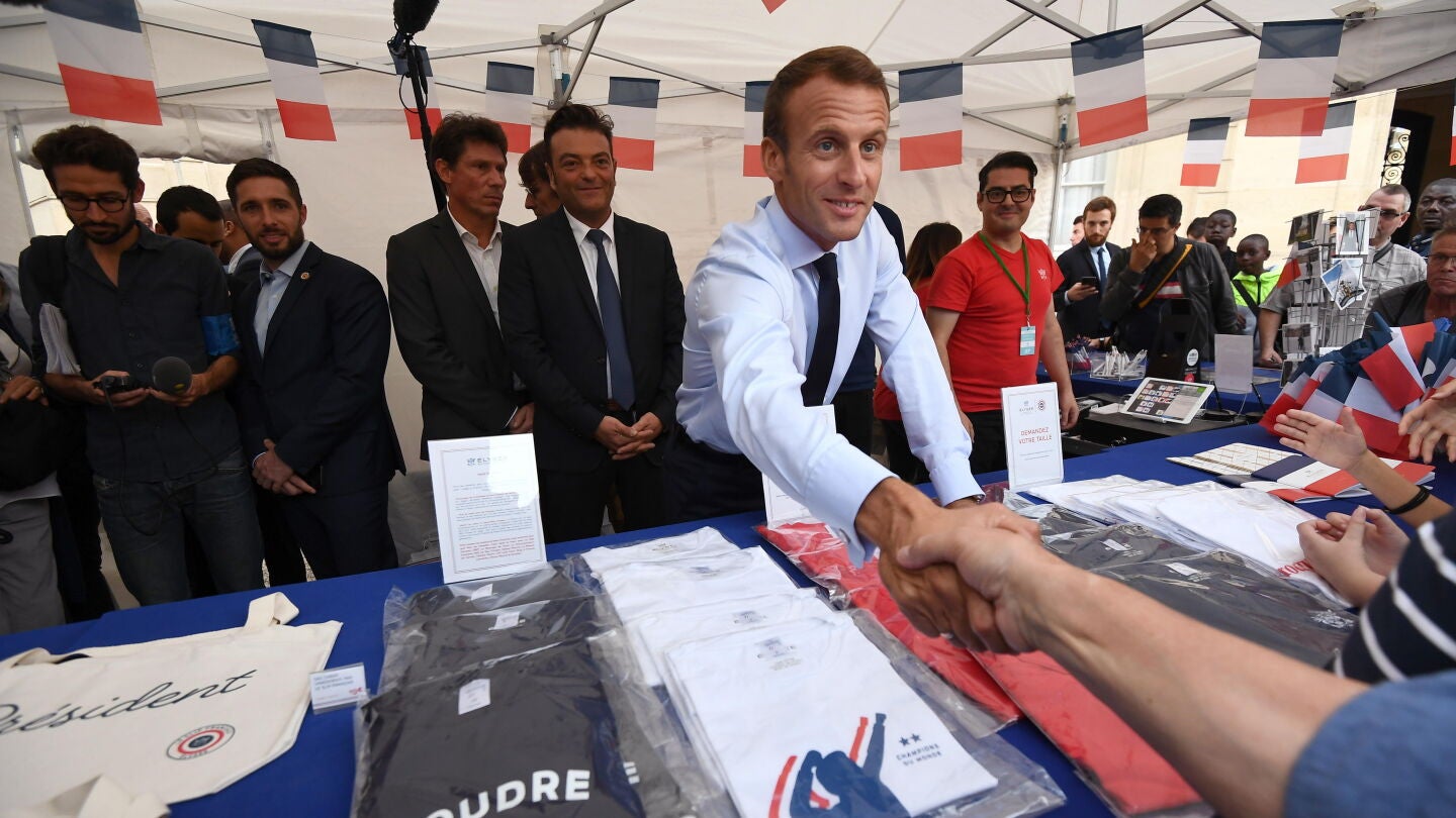 Emmanuel Macron, presidente de Francia