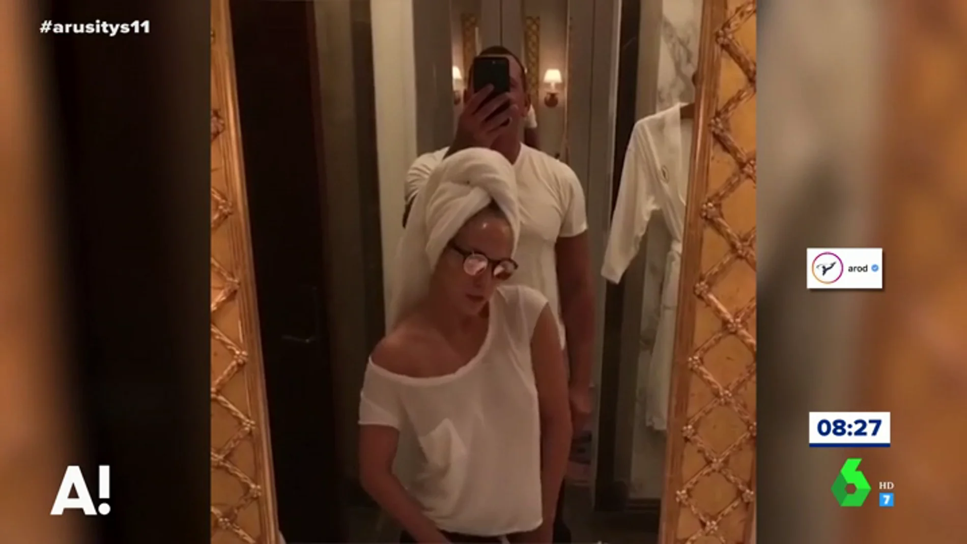 El sexy vídeo casero de Jennifer López bailando en toalla