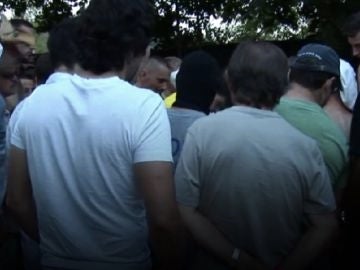 Momentos previos a la grabación de un bukkake Momentos previos a la grabación de un bukkake