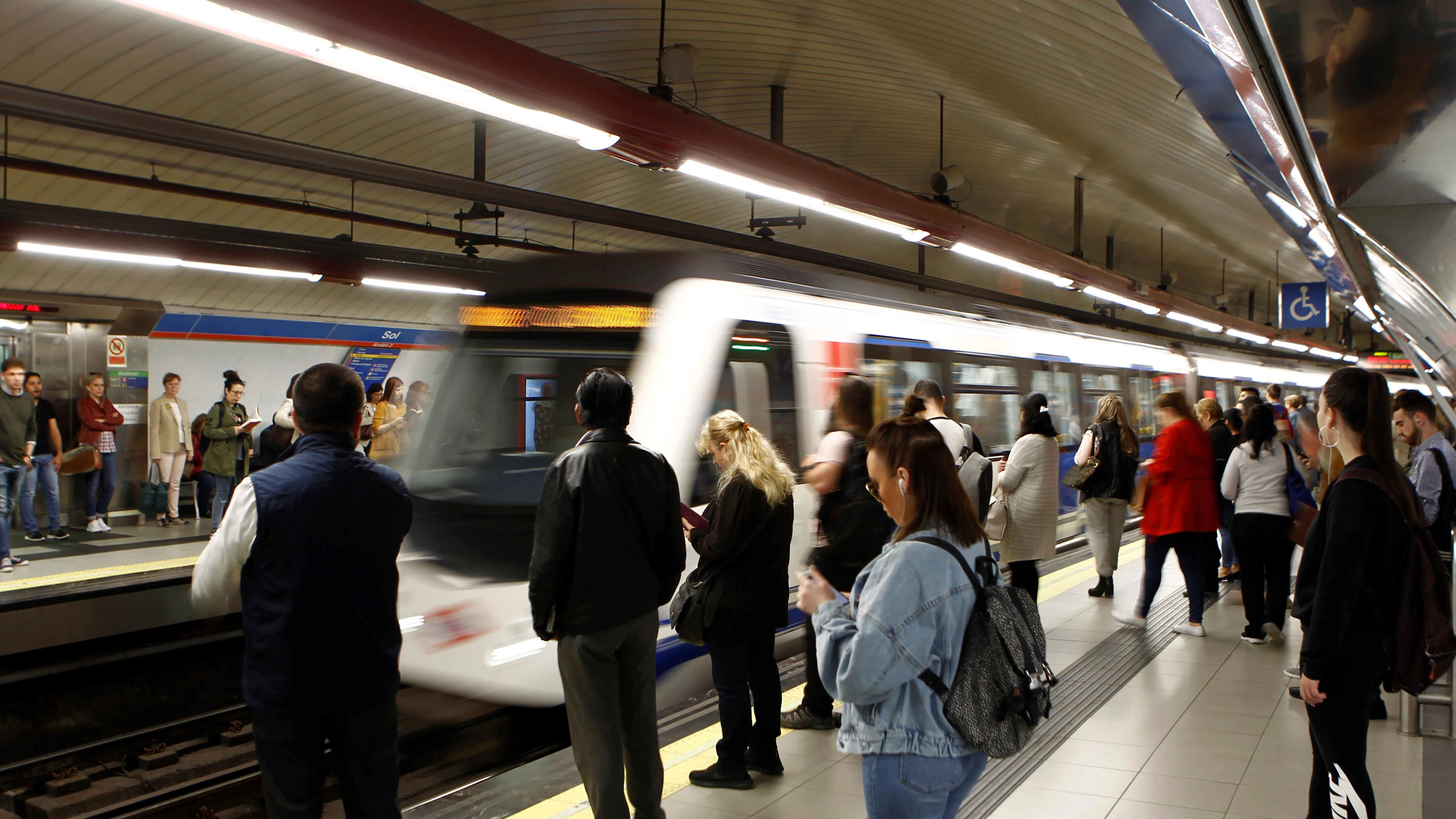 Una imagen de archivo del Metro de Madrid