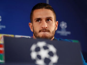 Koke, en rueda de prensa Koke, en rueda de prensa