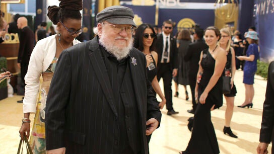 George R.R. Martin a su llegada a los Emmy 2018