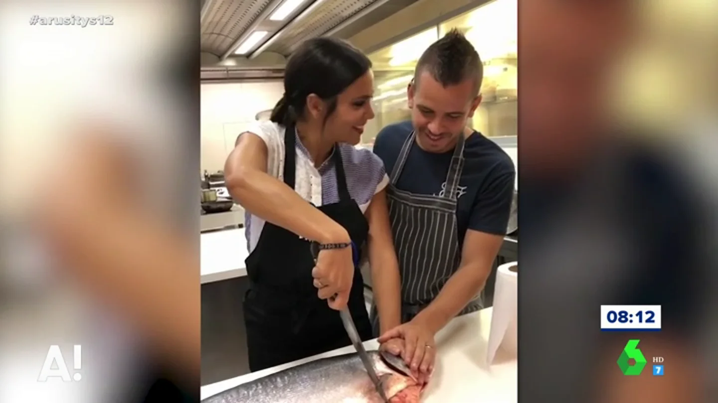 Cristina Pedroche supera notablemente su segunda clase de cocina con Dabiz Muñoz Cristina Pedroche supera notablemente su segunda clase de cocina con Dabiz Muñoz
