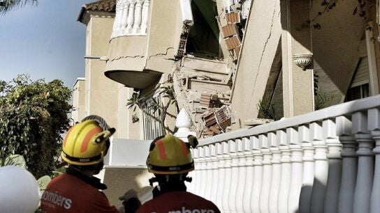 Derrumbe en Orihuela