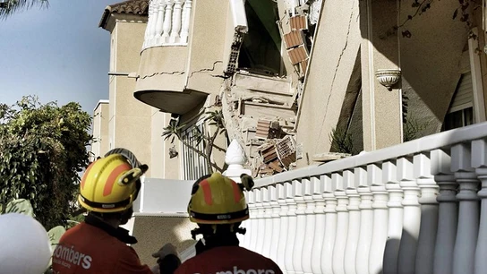 Derrumbe en Orihuela Derrumbe en Orihuela