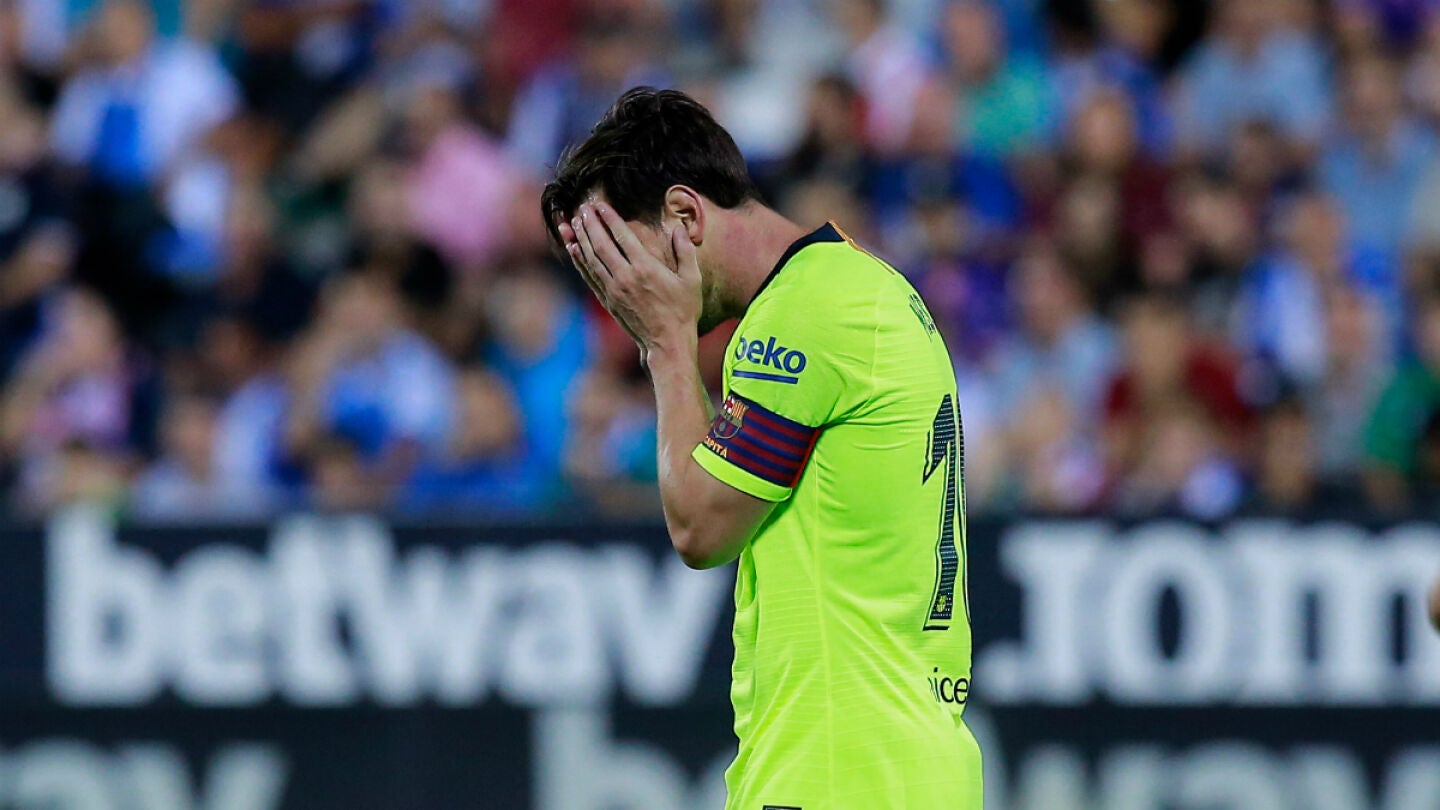 Messi se lamenta
